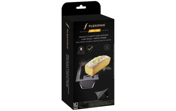 FLEXIPAN MOULE A CAKE ET SON SUPPORT 28 X 13 X 7 C ES-FM-00349-BA
