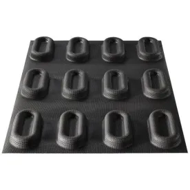 FLEXIPAN MOULE 12 BARQUETTES EN SILICONE 39 X 29 X EI-FP-02754-BA