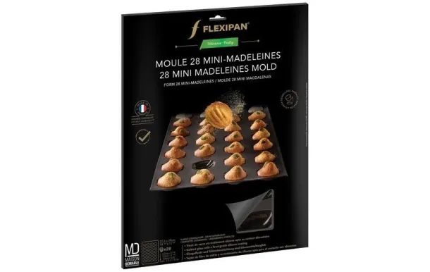 FLEXIPAN MOULE 28 MINI MADELEINES EN SILICONE 37.5 EI-FP-02121-BA