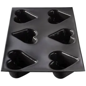 FLEXIPAN MOULE 6 CŒURS BOMBES EN SILICONE 31.5 X 1 EI-FP-03073-BA