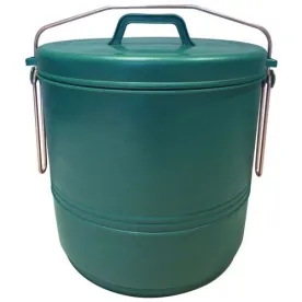 ALUMINIUM ET PLASTIQ POUBELLE COMPOST 16L VERTE PC16