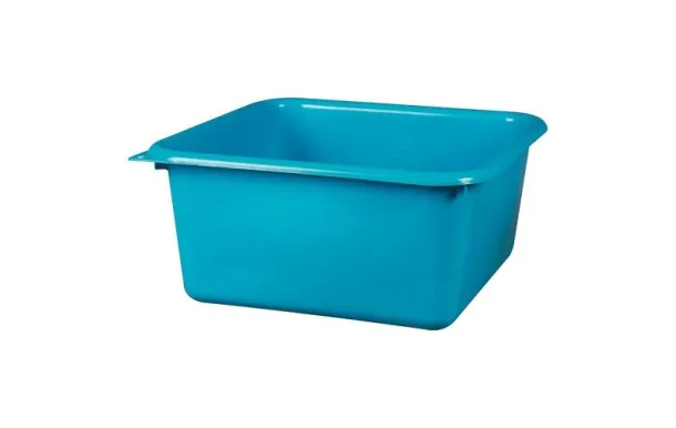 ALUMINIUM ET PLASTIQ CUVETTE CARREE 15L BLEU GREEN CC38GL