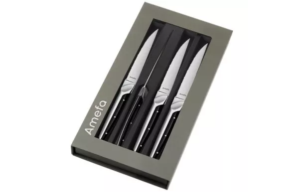 AMEFA EMPEROR COFFRET MAGNET 4 COUTEAUX STEAK 2540AAMB02BR4