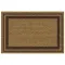 IDMAT TAPIS COCO NATUREL 40X60CM BORD MARRON COCONBORDCOU406