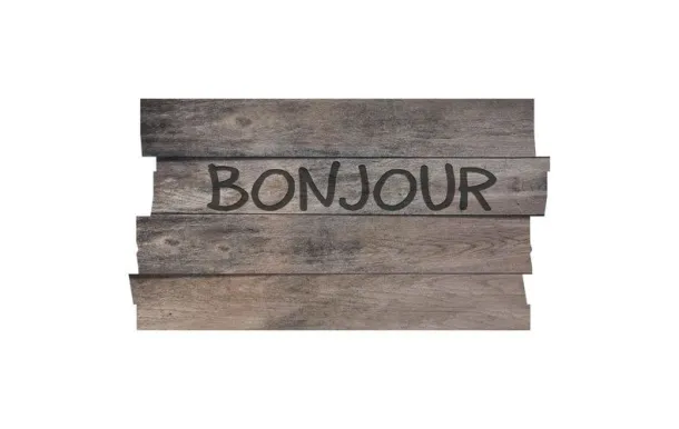 IDMAT TAPIS BOSTON PLANCHE GRIS 40X70CM BOSDECPL4070BON