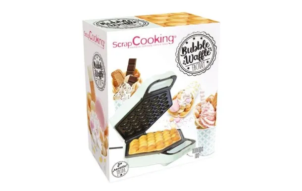 SCRAPCOOKING GAUFRIER BUBBLE WAFFLE FACTORY 3907