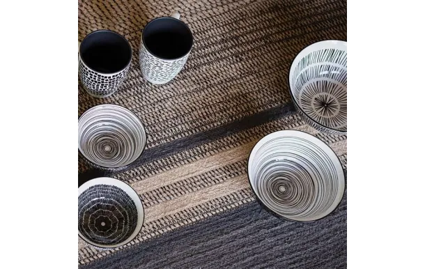 ARDTIME YUCATAN SALADIER EN CERAMIQUE DIAM 22 X H  YUSAL22