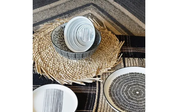 ARDTIME YUCATAN SALADIER EN CERAMIQUE DIAM 22 X H  YUSAL22