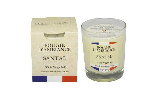 ODYSSEE DES SENS BOUGIE FRANCE 180G SANTAL BVFR180-SANTAL