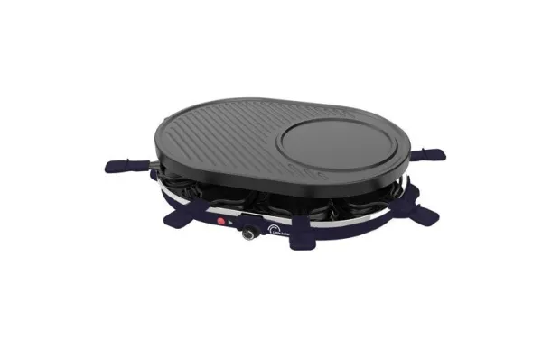 LITTLE BALANCE RACLETTE GRIL CREPES 8P OVALE BLEU  8749