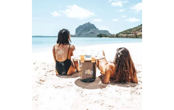 BEER UP PLATEAU BOIS PORTE 8 VERRES POUR BEER UP PLATBUP