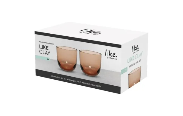 VILLEROY ET BOCH LIKE GOBELET ARGILE SET 2PCES 19-5179-8180