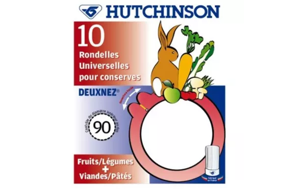 HUTCHINSON Sachet de 10 rondelles Universelles - Easy - Diamètre 85 mm