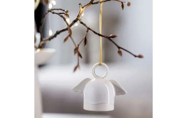 VILLEROY ET BOCH Winter Glow Ornement ange 9X5X7,5 14-8671-4343