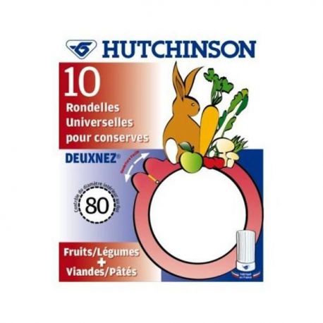 HUTCHINSON Sachet de 10 rondelles Universelles - Easy - Diamètre 70 mm