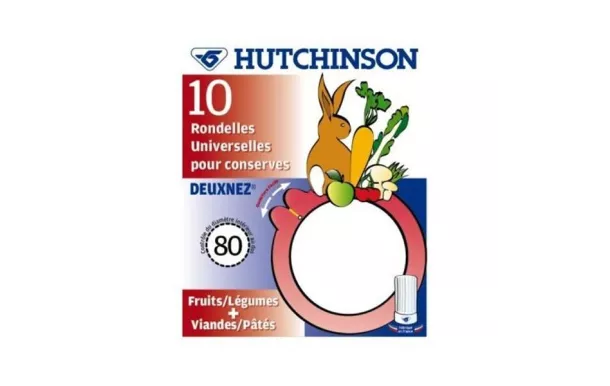 HUTCHINSON Sachet de 10 rondelles Universelles - Easy - Diamètre 70 mm