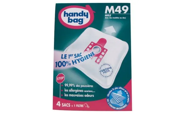 HANDY BAG SAC ASPI.HANDY B.N.TIS. X4 MIELE M49 M49
