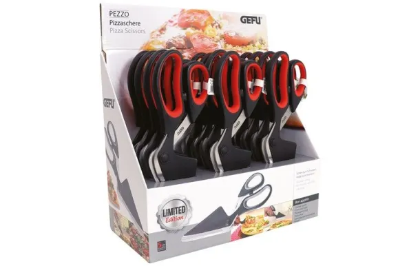GEFU PRESENTOIR 12 CISEAUX PIZZA PEZZO 89253
