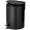 KELA POUBELLE 5L MATS 27CM METAL*NOIR*N 23702