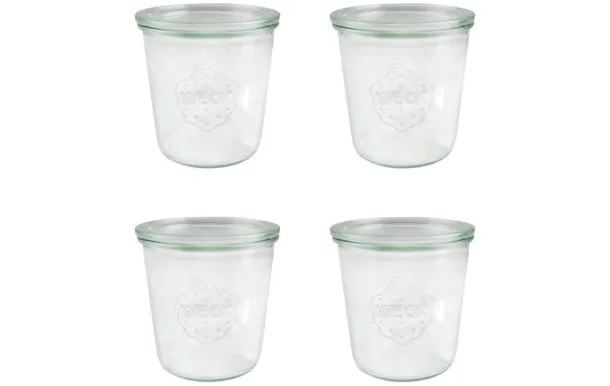 WECK BOCAL DE CONSERVATION 500ML H11CM SET 4 55897W