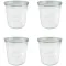WECK BOCAL DE CONSERVATION 500ML H11CM SET 4 55897W