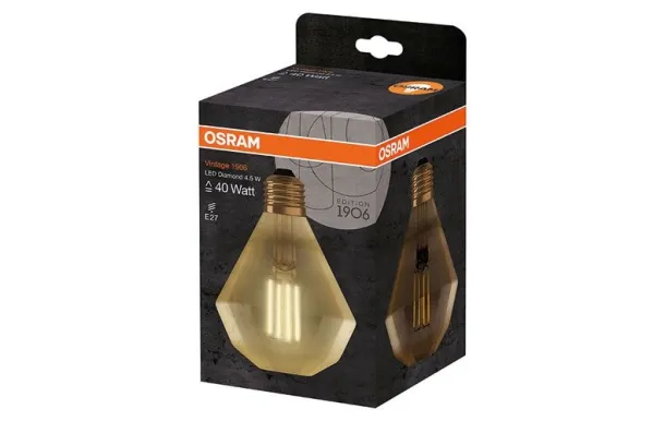 OSRAM 1906 DIAMO.CLAIR FILA.OR 4.5W E27 CHD 4058075091955