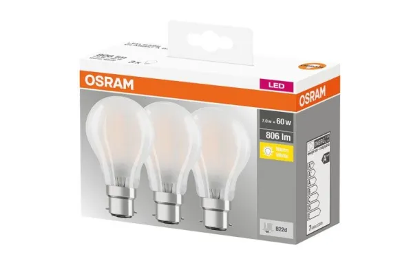 OSRAM LED STD VER.DEP 7W B22 CHD BTE3 4058075115132