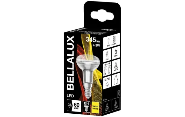 BELLALUX BELLALUX LED SPOT R50 E14 4.3W CHAUD 4058075117150