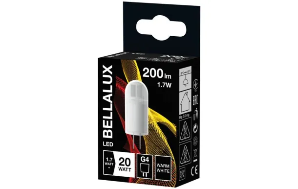 BELLALUX BELLALUX LED DEPOL CAPS G4 1.8W CHAUD 4058075135932