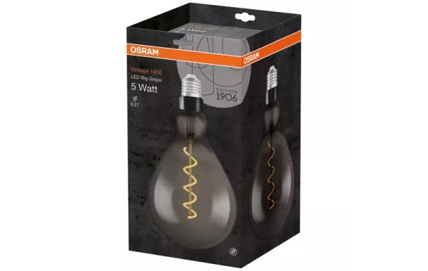 OSRAM 1906 STD CLAIR FILA.SPI.SMOKE 5W E27 C 4058075269903