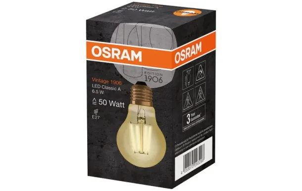 OSRAM 1906 STD CLAIR FILA.OR 6.5W E27 CHD B 4058075293298