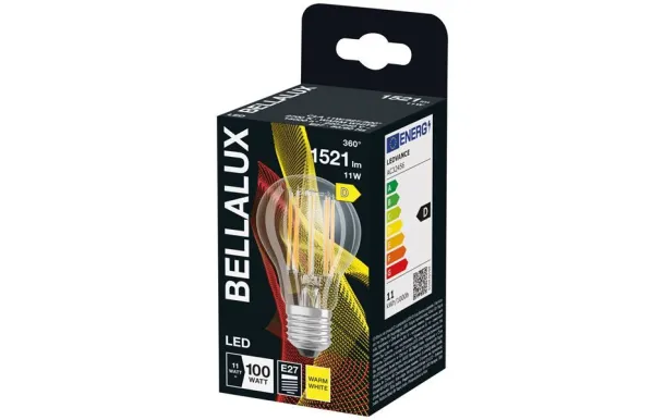 BELLALUX BELLALUX LED CLAIR STD E27 11W CHAUD 4058075592353
