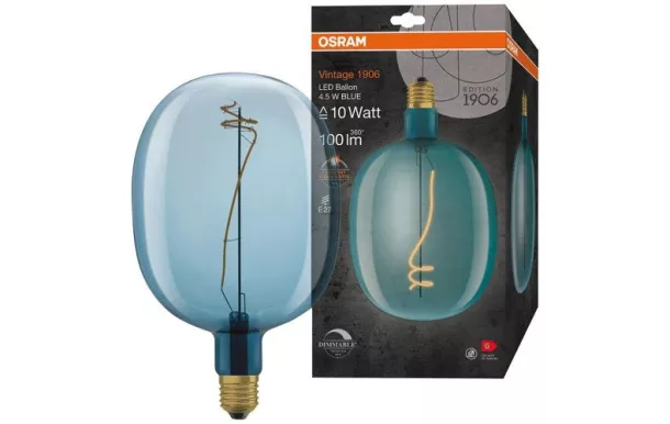 OSRAM 1906 BALLON CLAIR FIL BLEU 4.5W E27 CH 4058075761872