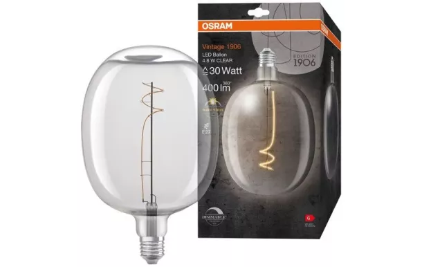 OSRAM 1906 BALLON CLAIR FIL BLC 4.5W E27 CHA 4058075761919