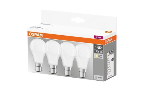 OSRAM LED STD DEP.A/RADIA.8.5W B22 CHD BT4 4058075819511