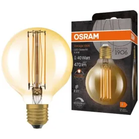 OSRAM 1906 GLOBE 80MM CLAIR 5.8W E27 CHAUD 4099854090844