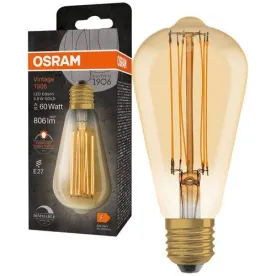 OSRAM 1906 EDISON CLAIR FIL OR 8.8WE27 CHAU 4099854091087