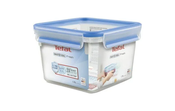 TEFAL MASTERSEAL FRESH BOITE PLASTIQUE CARRE 1,75  K3021712