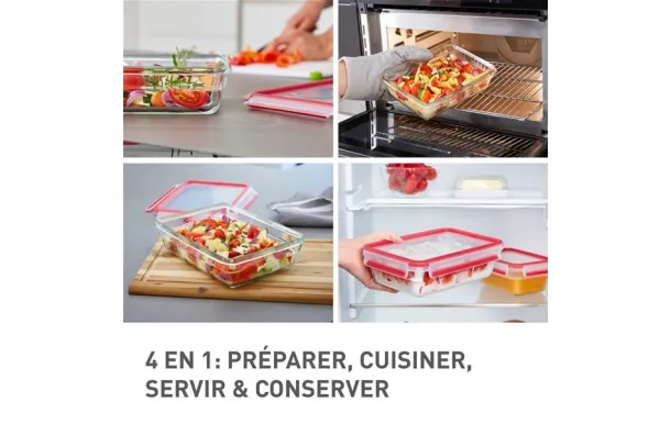 TEFAL MASTERSEAL FRESH BOITE VERRE ROND 0,6 L N1040310