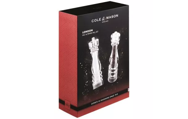 COLE ET MASON LONDON ACRYLIC COFFRET MOULINS SEL E CH233110