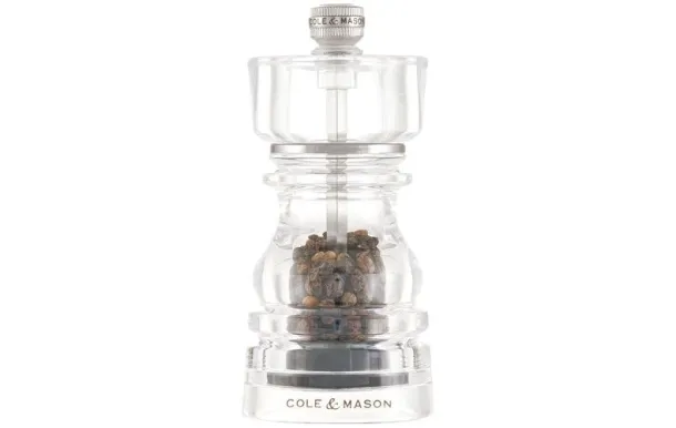 COLE ET MASON LONDON ACRYLICMOULIN A POIVRE 130 MM CH233103