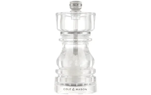 COLE ET MASON LONDON ACRYLIC MOULIN A SEL  130 MM CH233102