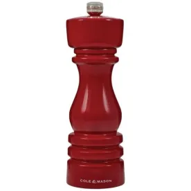 COLE ET MASON LONDON MOULIN A POIVRE 18CM ROUGE BR CH233100