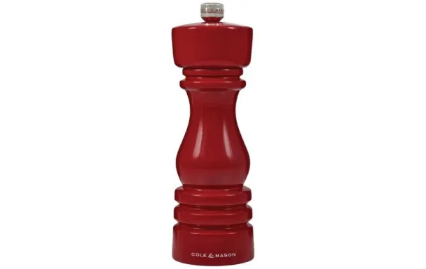 COLE ET MASON LONDON MOULIN A POIVRE 18CM ROUGE BR CH233100