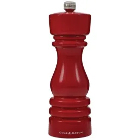 COLE ET MASON LONDON MOULIN A SEL 18CM ROUGE BRILL CH233099