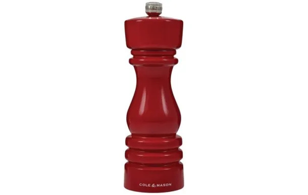 COLE ET MASON LONDON MOULIN A SEL 18CM ROUGE BRILL CH233099