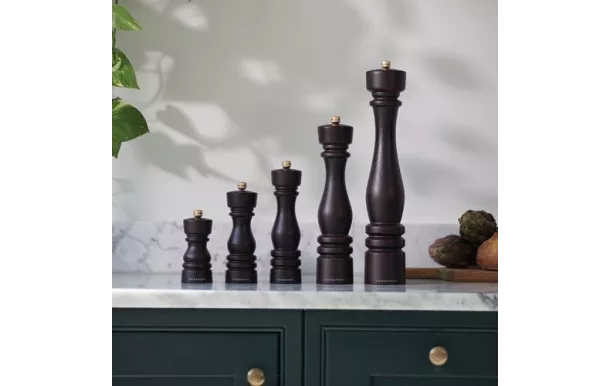 COLE ET MASON Coffret 2 moulins sel et poivre 13 cm Chocolat - London