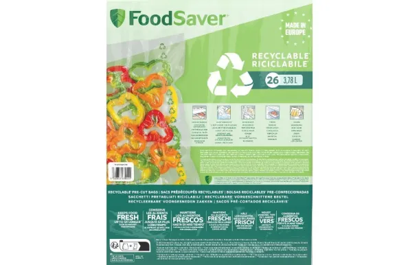 FOODSAVER FOODSAVER 26 SACS RECYCLABLES  (3.78L) FSBE3202X-01