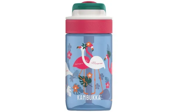 KAMBUKKA BIBO GOURDE ENFANT LAGOON 400ML FLAMINGO 11-04052