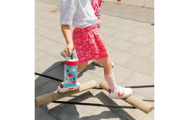 KAMBUKKA BIBO GOURDE ENFANT LAGOON 400ML FLAMINGO 11-04052